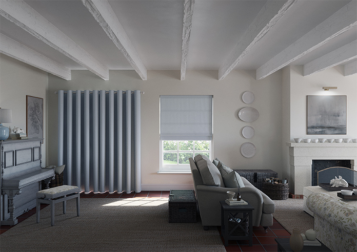 Carina, Cadet Blue - Made to Measure Curtains - Image 7